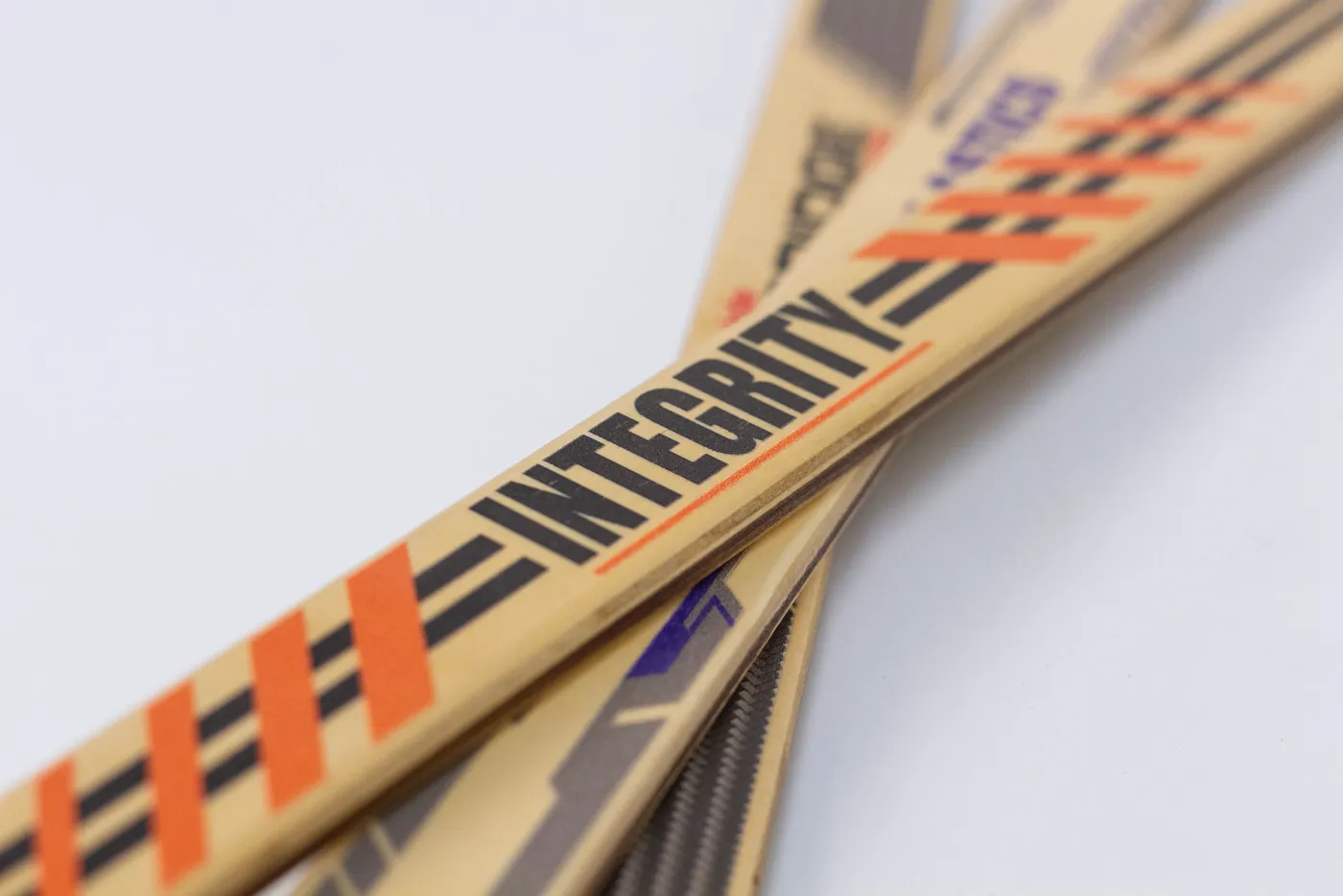 Custom engraved mini hockey sticks